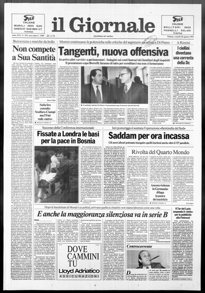 Il giornale : quotidiano del mattino